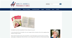 Desktop Screenshot of annettehubbell.com